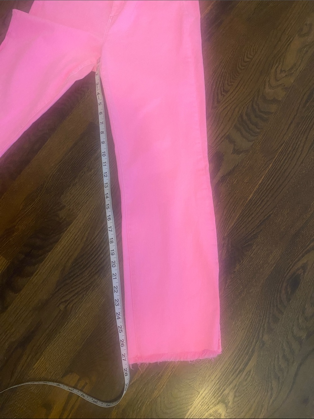 Lilly Pulitzer Neon Pink Cropped Straight Jeans - Picture 5 of 10